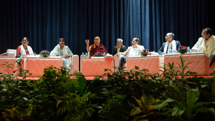 His Holiness the Dalai Lama delivering the Inaugural Address at the Conference on the Concept of ‘Maitri’ or ‘Metta’ in Buddhism at the University of Mumbai in Mumbai, India on December 12, 2018. Photo by Lobsang Tsering His Holiness the Dalai Lama delivering the Inaugural Address at the Conference on the Concept of ‘Maitri’ or ‘Metta’ in Buddhism at the University of Mumbai in Mumbai, India on December 12, 2018. Photo by Lobsang Tsering