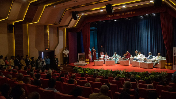 A view of University of Mumbai's Green Technology Auditorium during the inaugural session of the Conference on the Concept of ‘Maitri’ or ‘Metta’ in Buddhism at the University of Mumbai in Mumbai, India on December 12, 2018. Photo by Lobsang Tsering A view of University of Mumbai's Green Technology Auditorium during the inaugural session of the Conference on the Concept of ‘Maitri’ or ‘Metta’ in Buddhism at the University of Mumbai in Mumbai, India on December 12, 2018. Photo by Lobsang Tsering