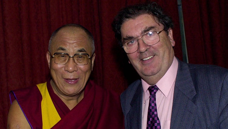 His Holiness the Dalai Lama with John Hume in Northern Ireland on October 19, 2000. Photo PA His Holiness the Dalai Lama with John Hume in Northern Ireland on October 19, 2000. Photo PA