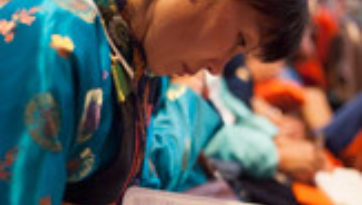 The First Day of Teachings in New Delhi for a Group of Russian Buddhists