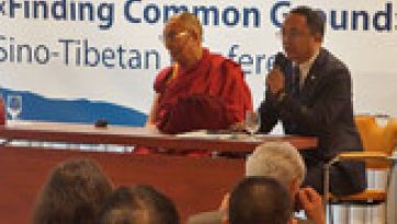 Addressing a Sino-Tibetan Conference