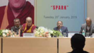 His Holiness the Dalai Lama Speaks to the Medical Staff at Dr. Ram Manohar Lohia Hospital, New Delhi