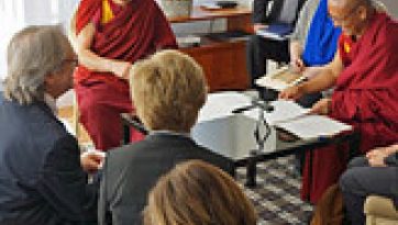 His Holiness the Dalai Lama Addresses the International Luncheon Held in Conjunction with the National Prayer Breakfast