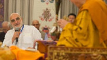 Giving the Permission of White Manjushri