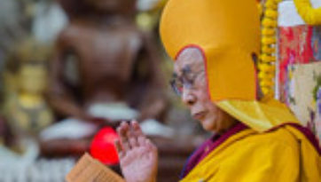 Long Life Offering to His Holiness the Dalai Lama on Buddhist Holy Day