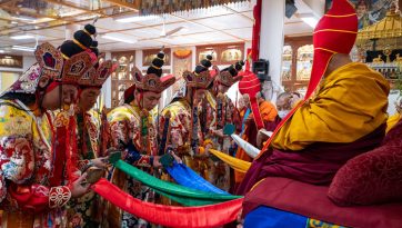 Long Life Prayers Offered by Nechung Monastery