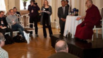 His Holiness the Dalai Lama Continues Sweden Visit in Lund