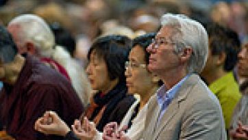 His Holiness confers Main Series of Kalachakra Initiations