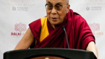 His Holiness the Dalai Lama addresses the Monterrey International Event and meets with the President of Mexico