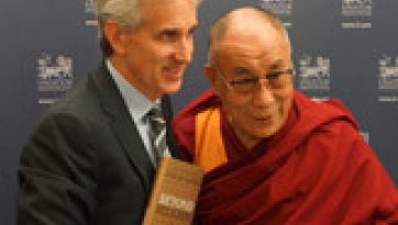 His Holiness the Dalai Lama Participates in a Symposium - Ethics for a More Prosperous World