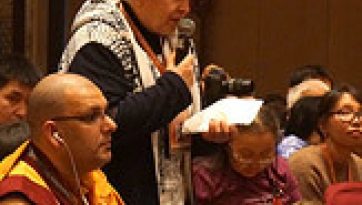 His Holiness the Dalai Lama Teaches a Group from Russia in Delhi - Day Four