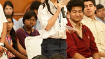 His Holiness the Dalai Lama Interacts with Younger and Older Audiences in New Delhi