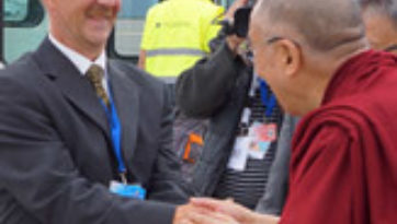 His Holiness the Dalai Lama Arrives in Vilnius, Lithuania