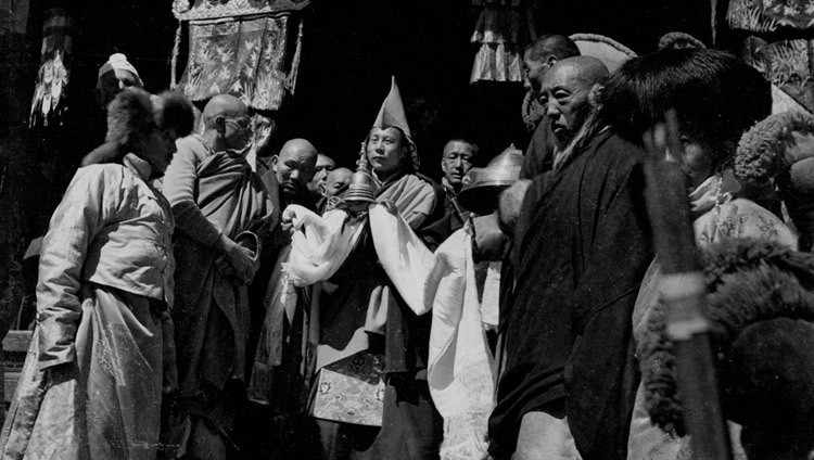 His Holiness the Dalai Lama in Dromo, Tibet in 1951. His Holiness the Dalai Lama in Dromo, Tibet in 1951.