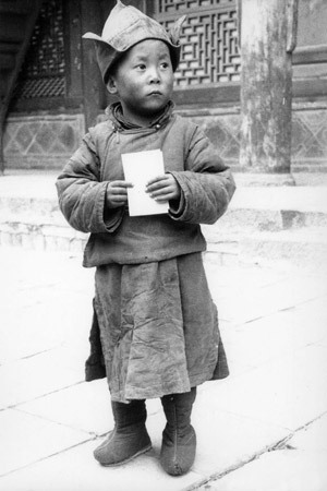 His His Holiness the Dalai Lama at the age of four at Kumbum Monastery in Amdo, Eastern Tibet. His His Holiness the Dalai Lama at the age of four at Kumbum Monastery in Amdo, Eastern Tibet.