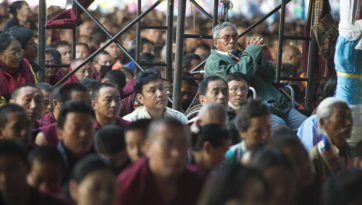 His Holiness's Message to Tibetans Attending Teachings at Sera Jey Monastery