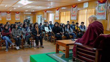 Meeting with Delhi University Students