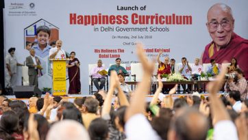 Launch of the Happiness Curriculum in Delhi Government Schools
