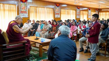 Meeting with Indian High School Students