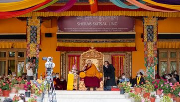 Consecration of Sherab Kyétsal Ling Library and a Talk on Secular Ethics