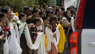 His Holiness's Arrival in Leh, Ladakh